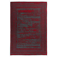 FLACHWEBETEPPICH 80/150 cm Rot  - Rot, KONVENTIONELL, Textil (80/150cm)