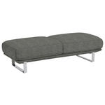 HOCKER in Textil Grau  - Grau, Design, Textil/Metall (160/44/60cm) - Dieter Knoll