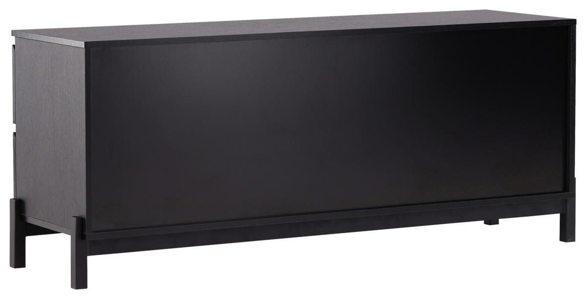 SIDEBOARD 135/56/40 cm  - svart, Design, metall/trämaterial (135/56/40cm) - Niels Andersson