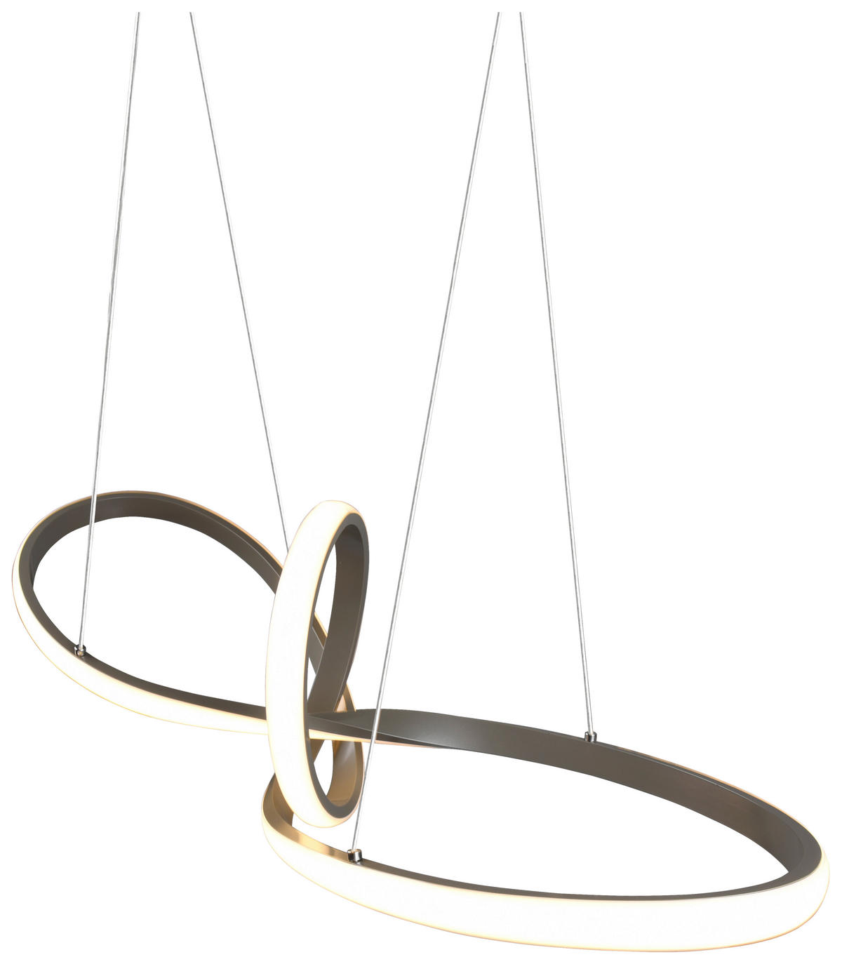 LED-HÄNGLAMPA 80/150/26,5 cm  - nickelfärgad, Design, metall (80/150/26,5cm) - P & B