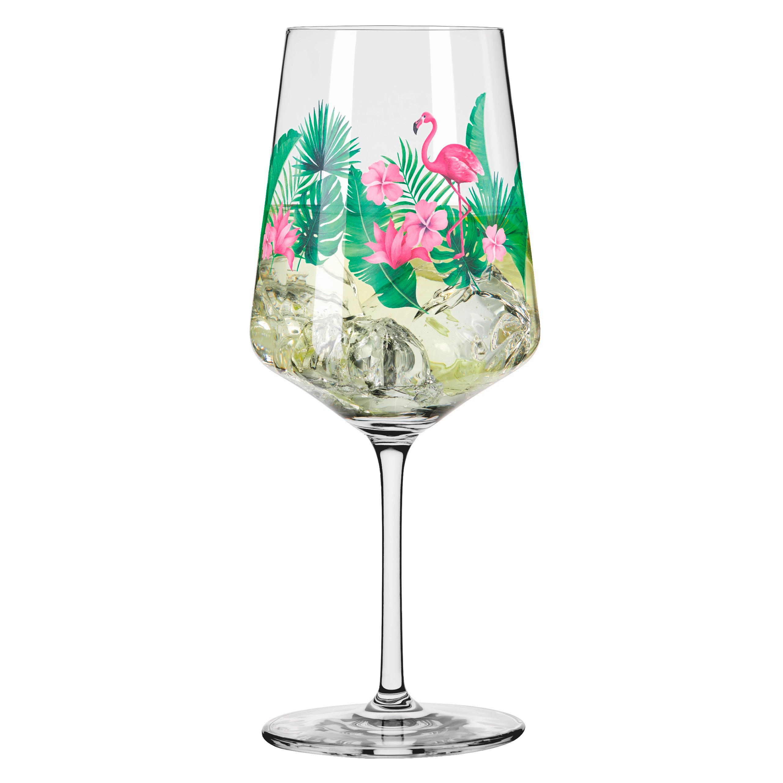 SPRITZERGLAS 544 ml  - Pink/Grün, LIFESTYLE, Glas (8,3/22,5/8,3cm) - Ritzenhoff