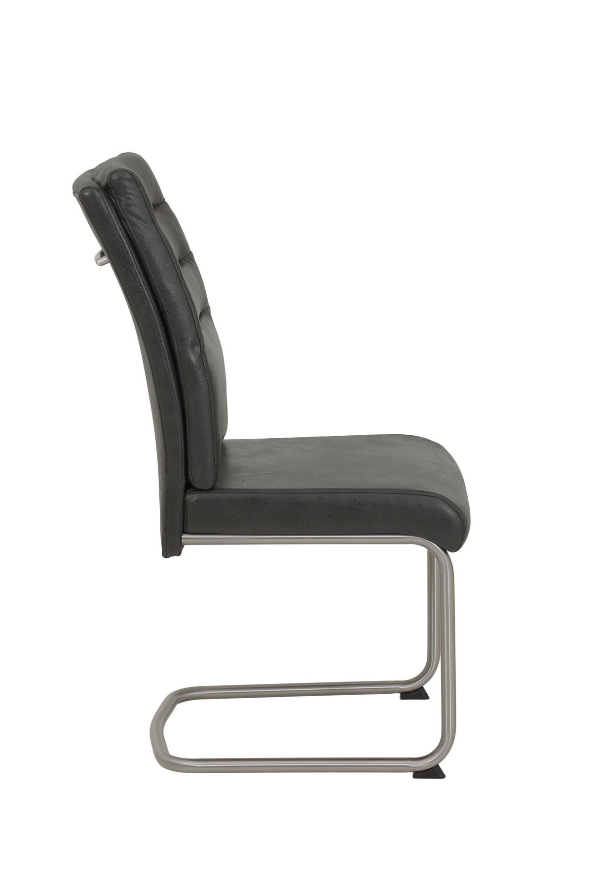 TISCHGRUPPE   - Eichefarben/Anthrazit, MODERN, Textil/Metall (140-220/76/90cm) - MID.YOU