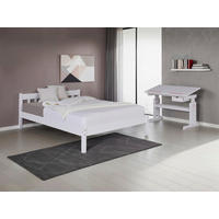ENOPOSTELJNA SOBA, bela  - modra/bela, Moderno, leseni material/les - MID.YOU