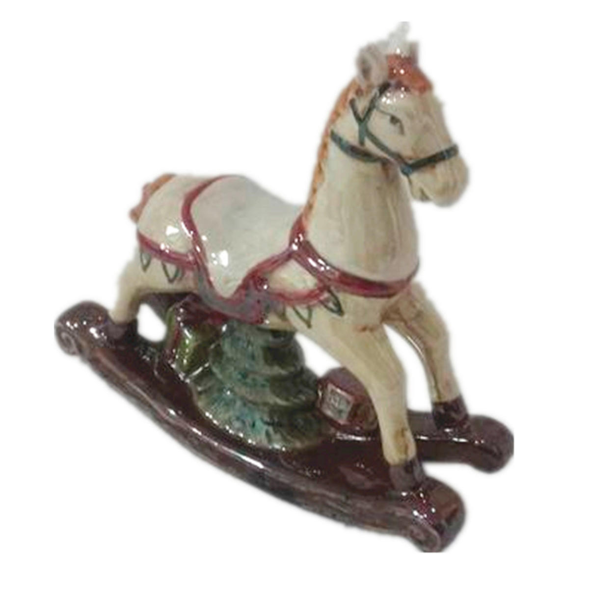 DEKOR LÓ - sötétbarna/piros, Konventionell, kerámia (16,3cm) - X-Mas