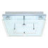 LED-DECKENLEUCHTE - Chromfarben, Design, Glas/Metall (29/29cm) - Novel