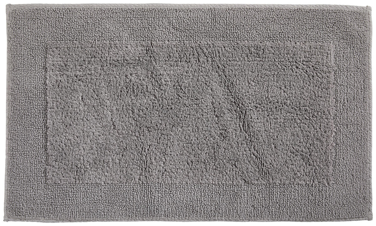 KOUPELNOVÁ PŘEDLOŽKA, 60/100 cm - barvy stříbra, textil (60/100cm) - Dieter Knoll