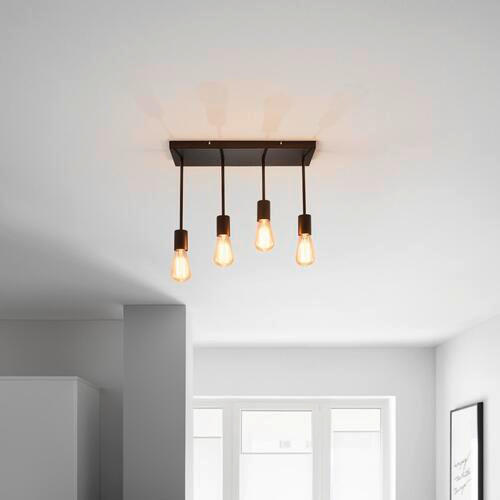 TAKLAMPA 45/15/34 cm  - svart, Basics, metall (45/15/34cm) - Globo