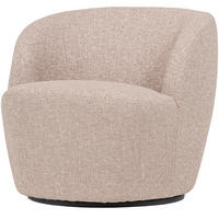 SESSEL in Webstoff Naturfarben  - Schwarz/Naturfarben, Design, Kunststoff/Textil (70/68/77cm) - Livetastic