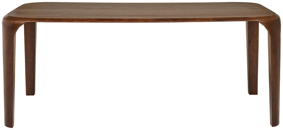 ESSTISCH Holz 200/100/76 cm  - Walnussfarben, Modern, Holz (200/100/76cm) - Livetastic