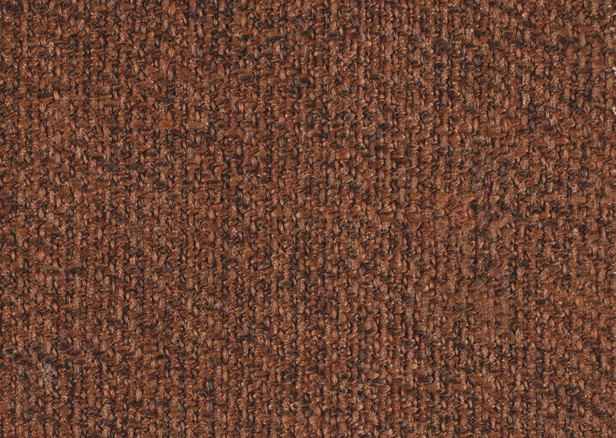 ECKSOFA in Flachgewebe Kupferfarben  - Schwarz/Kupferfarben, Design, Textil/Metall (191/301cm) - Moderano