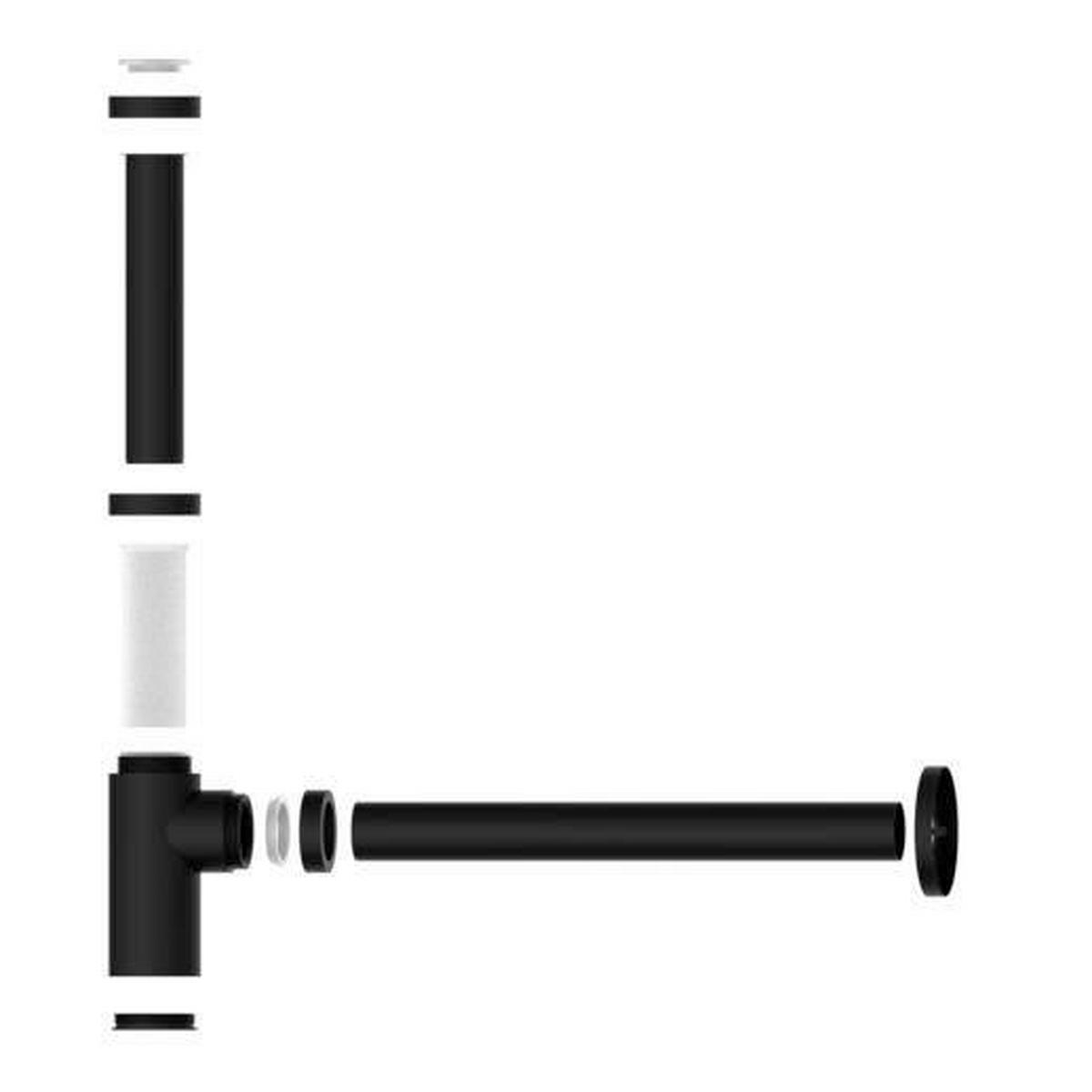 SIPHON 37/5,5/32,5 cm  - Schwarz, Basics, Metall (37/5,5/32,5cm) - Schütte