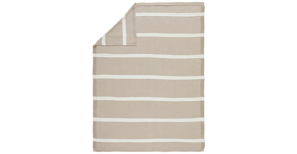 WOHNDECKE ENDRIK 130/180 cm  - Beige/Creme, Basics, Textil (130/180cm) - Esposa