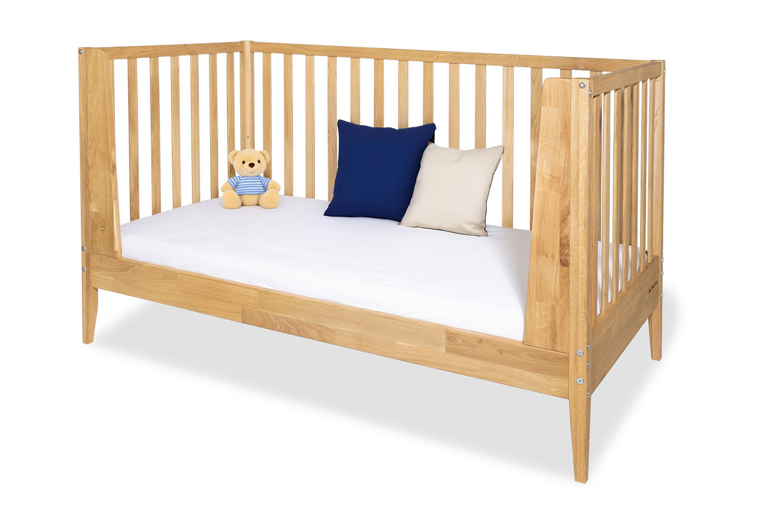 GITTERBETT Alva 145/75/86 cm  - Naturfarben, Basics, Holz (145/75/86cm) - Pinolino