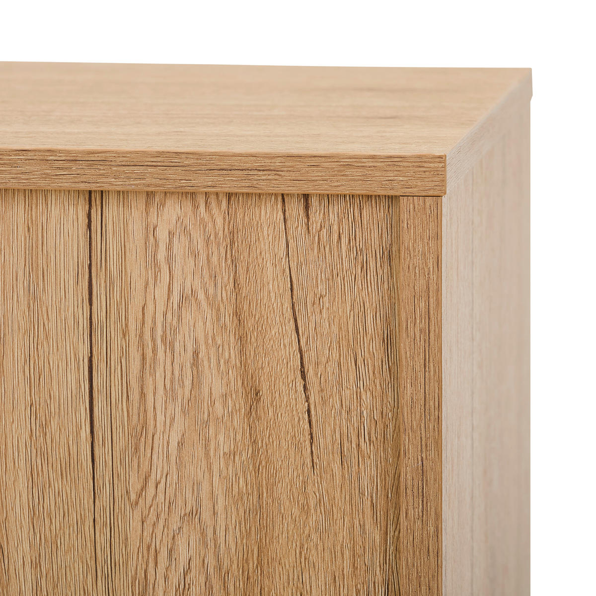 LOWBOARD WABI  180/60,5/40 cm  - Eichefarben/Schwarz, Design, Holz/Holzwerkstoff (180/60,5/40cm) - Milino