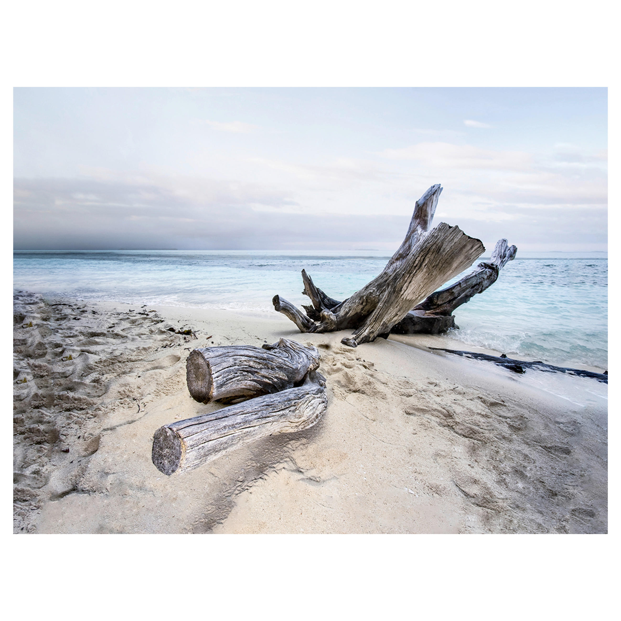 GLASBILD Landschaft & Natur, Strand & Meer Multicolor 120/80 cm  - Multicolor, Basics, Glas (120/80cm) - Monee