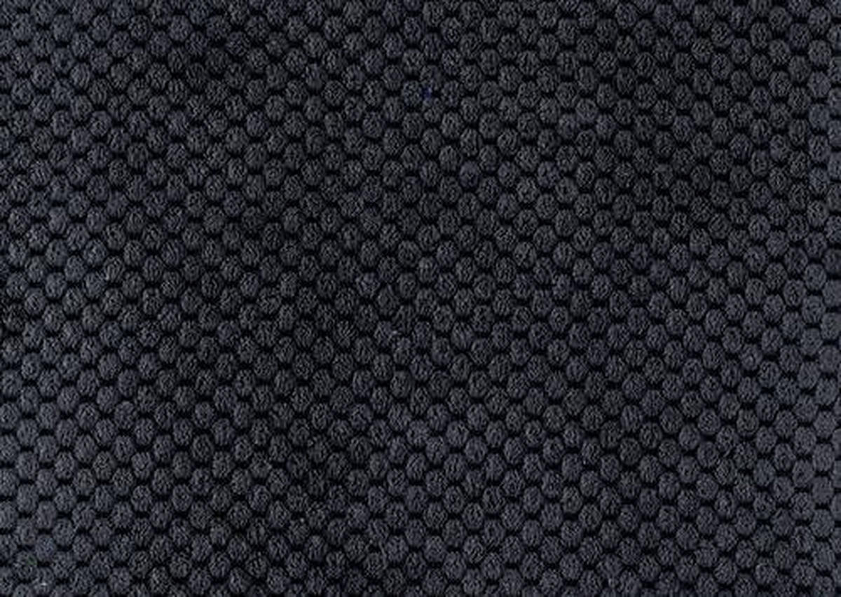 RELAXLIEGE in Webstoff Schwarz  - Schwarz, Design, Textil/Metall (78/83/168cm) - Welnova