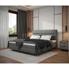 BOXBETT 180/200 cm  in Grau  - Grau, MODERN, Holz/Textil (180/200cm) - MID.YOU
