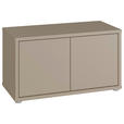 GARDEROBENBANK - Taupe/Grau, MODERN, Kunststoff (74,5/41,5/34,9cm) - Carryhome