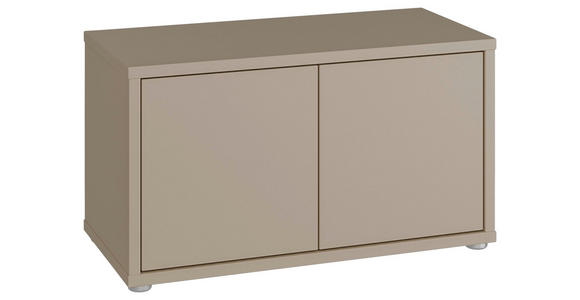 GARDEROBENBANK - Taupe/Grau, MODERN, Kunststoff (74,5/41,5/34,9cm) - Carryhome