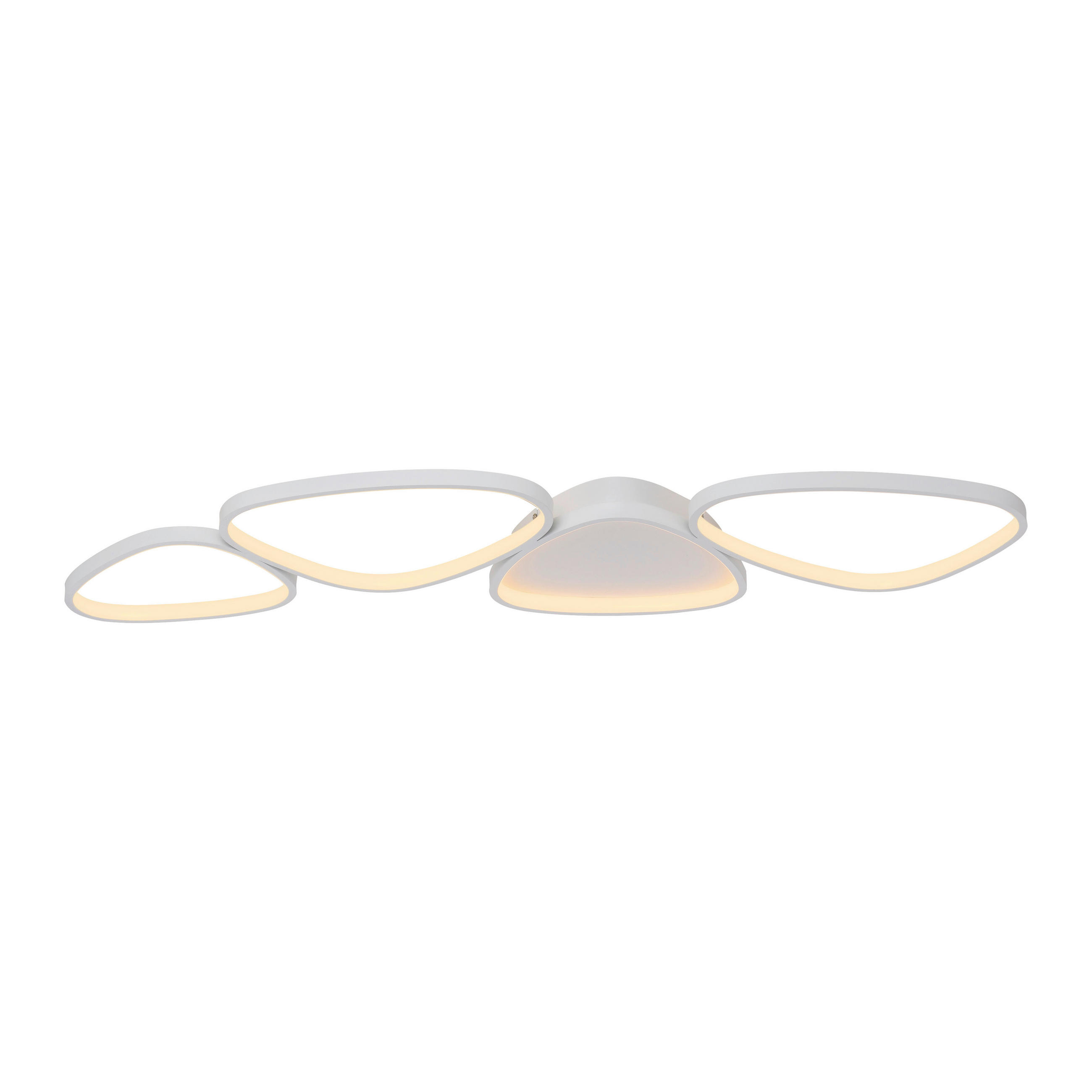 LED-DECKENLEUCHTE 116/38/6,2 cm   - Weiß, Design, Kunststoff/Metall (116/38/6,2cm) - Schöner Wohnen