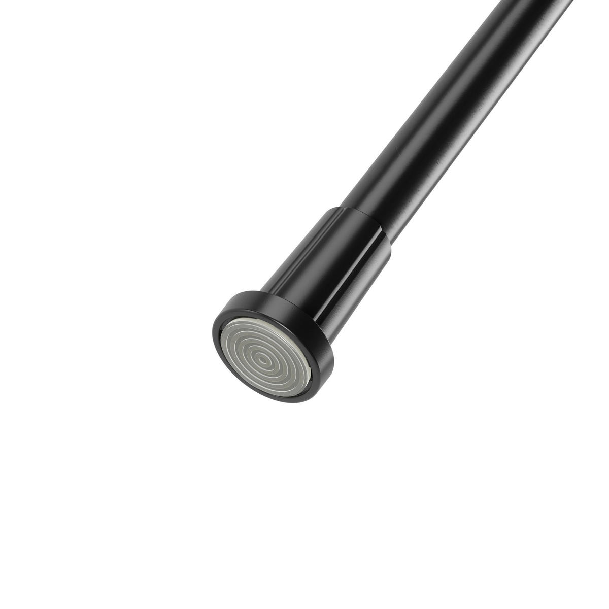 VORHANGSTANGENSET  91-168 cm  - Schwarz, KONVENTIONELL, Kunststoff/Metall (91-168cm) - Umbra