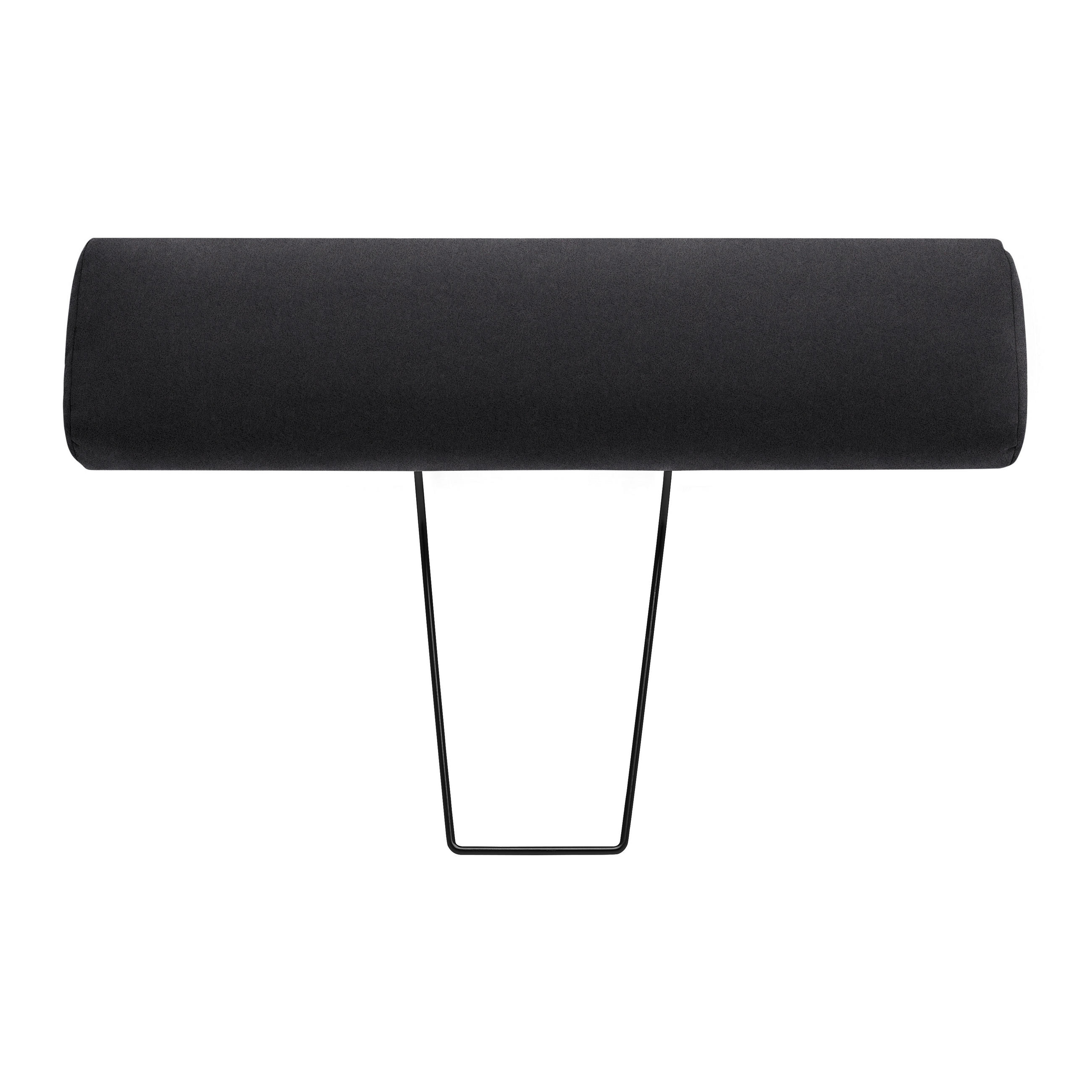 KOPFSTÜTZE Lederlook, Mikrofaser  - Platinfarben, Konventionell, Textil (84/21/21cm) - MID.YOU