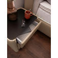 BOXSPRINGBETT 180/200 cm  in Hellgrau, Greige  - Greige/Hellgrau, Design, Textil/Metall (180/200cm) - Johann Jakob