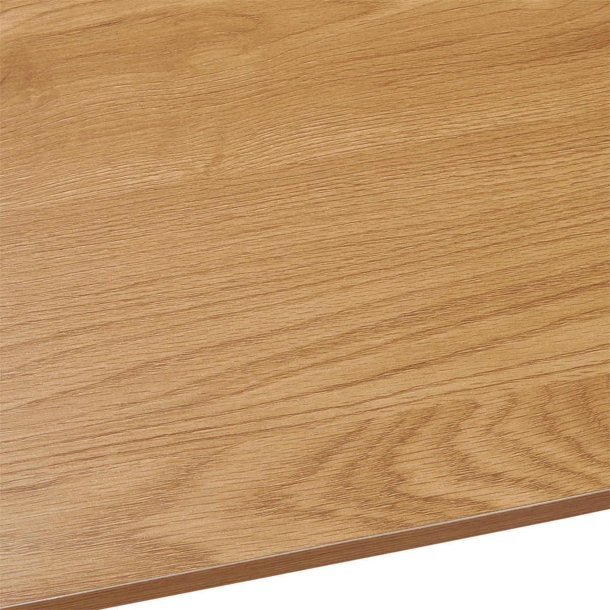 SCHREIBTISCH  Schwarz, Eichefarben  - Eichefarben/Schwarz, MODERN, Holzwerkstoff/Metall (115/100/30cm) - MID.YOU