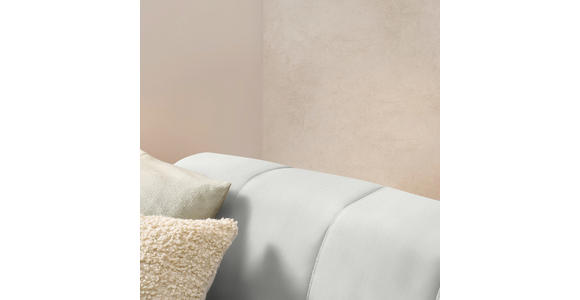 ECKSOFA in Chenille Weiß 311/167 cm - Schwarz/Weiß, Design, Textil/Metall (311/167cm) - Xora