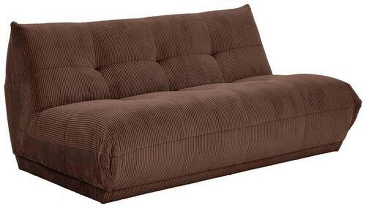 SOFFMODUL i manchester brun  - brun, Trend, textil (180/80/112cm) - Livetastic