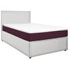 BOXBETT 120/200 cm  in Weiß, Brombeere  - Brombeere/Weiß, KONVENTIONELL, Holz/Holzwerkstoff (120/200cm) - MID.YOU
