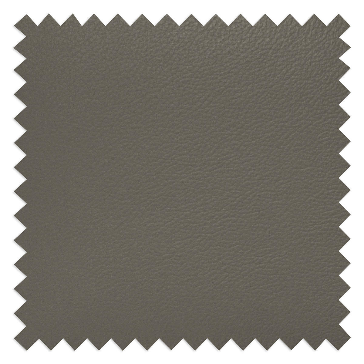 ECKSOFA Lederlook Echtleder Schlammfarben  - Chromfarben/Schlammfarben, Design, Leder/Textil (286/208cm) - Livetastic