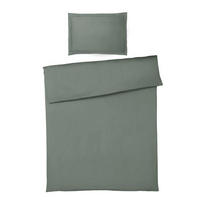 POSTELJNINA 240/220 cm saten smaragdno zelena  - smaragdno zelena, Konvencionalno, tekstil (240/220cm) - Dieter Knoll