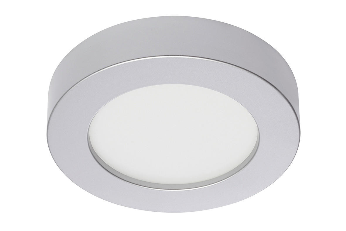 LED PLAFONJERA - boja hroma, Osnovno, plastika (17,7/17,7/3,5cm)