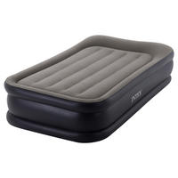 LUFTBETT Grau, Schwarz  - Schwarz/Grau, Basics, Kunststoff (99/42/191cm)