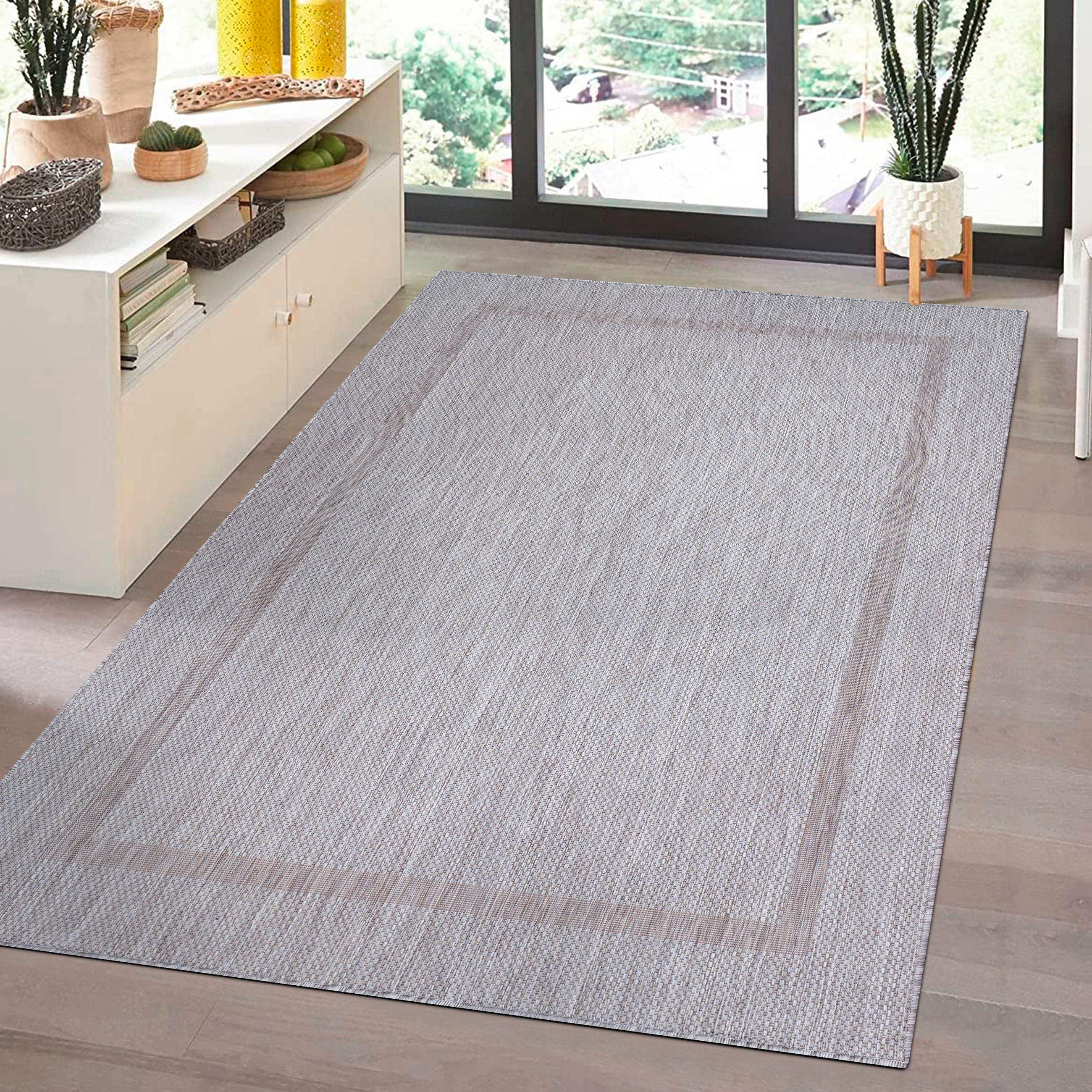 FLACHWEBETEPPICH 200/290 cm Relax  - Silberfarben, Basics, Textil (200/290cm) - Novel