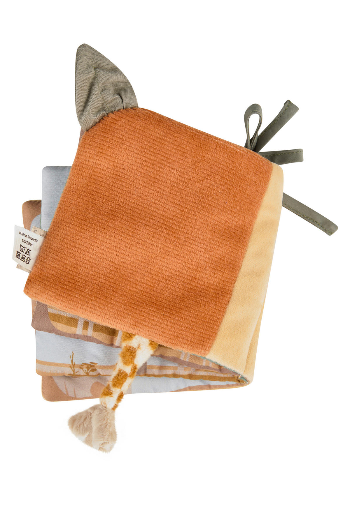 STOFFBUCH Safari  - Dunkelgelb, Basics, Textil (11,5/13/4cm) - Sterntaler