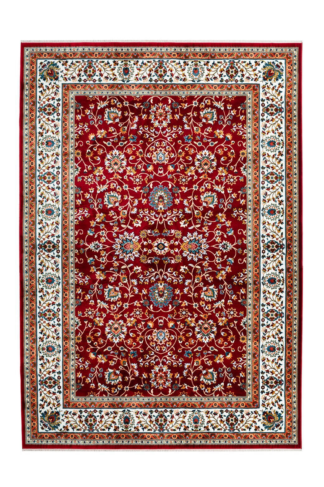 TEPPICH 140/200 cm Scotland - Glasgow Rot Multicolor  - Multicolor, KONVENTIONELL, Textil (140/200cm)