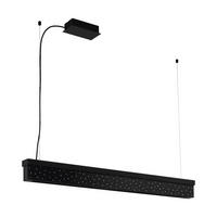 HÄNGELEUCHTE 117/6,5/150 cm   - Schwarz, Design, Glas/Metall (117/6,5/150cm) - Eglo