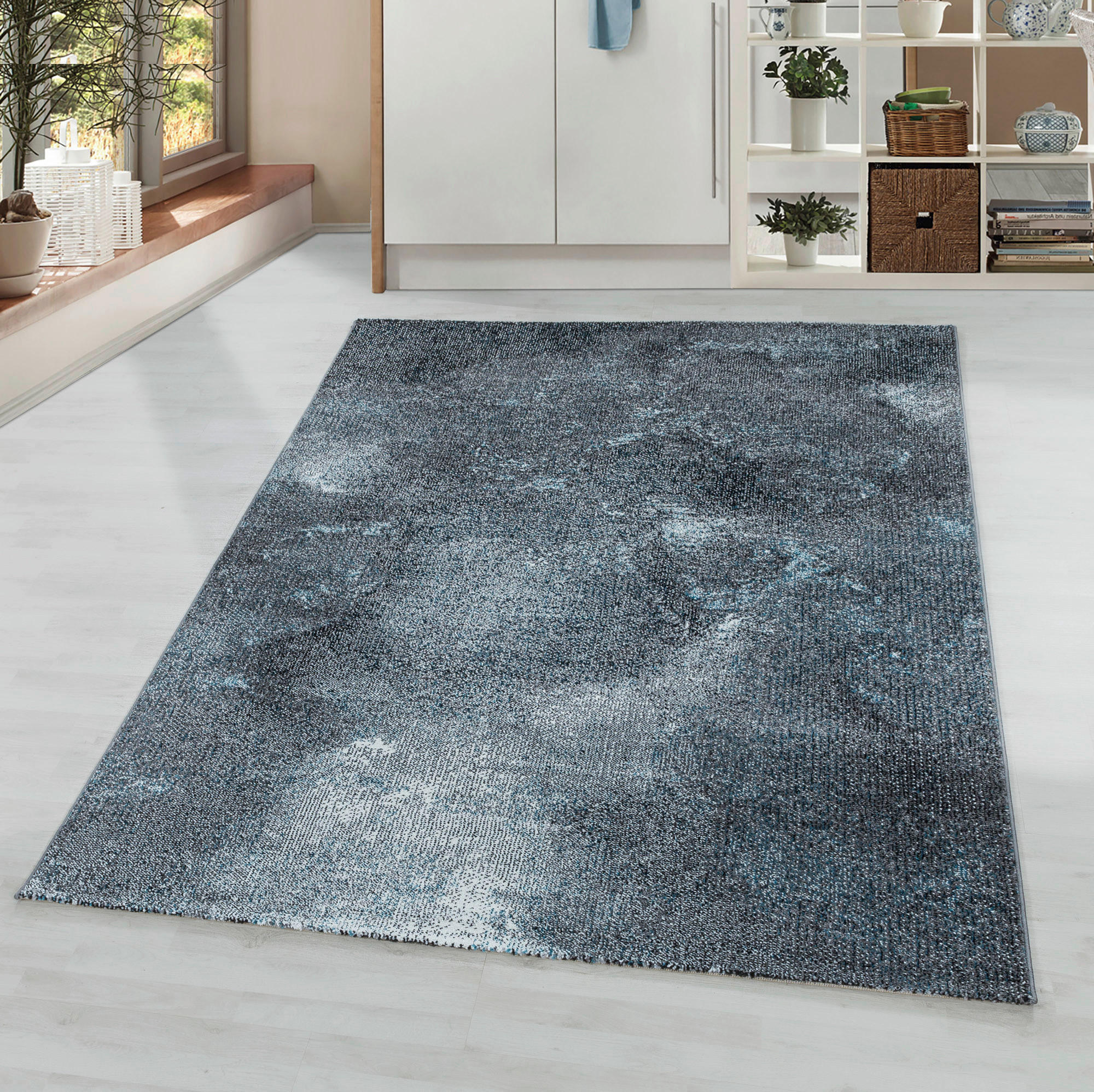 WEBTEPPICH 80/150 cm Ottawa 4203 blau Blau - Blau, Design, Textil (80/150cm)
