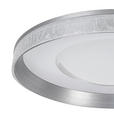 LED-DECKENLEUCHTE 40/9 cm   - Dunkelgrau/Transparent, Design, Kunststoff/Metall (40/9cm) - Novel
