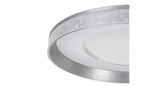 LED-DECKENLEUCHTE 40/9 cm   - Dunkelgrau/Transparent, Design, Kunststoff/Metall (40/9cm) - Novel