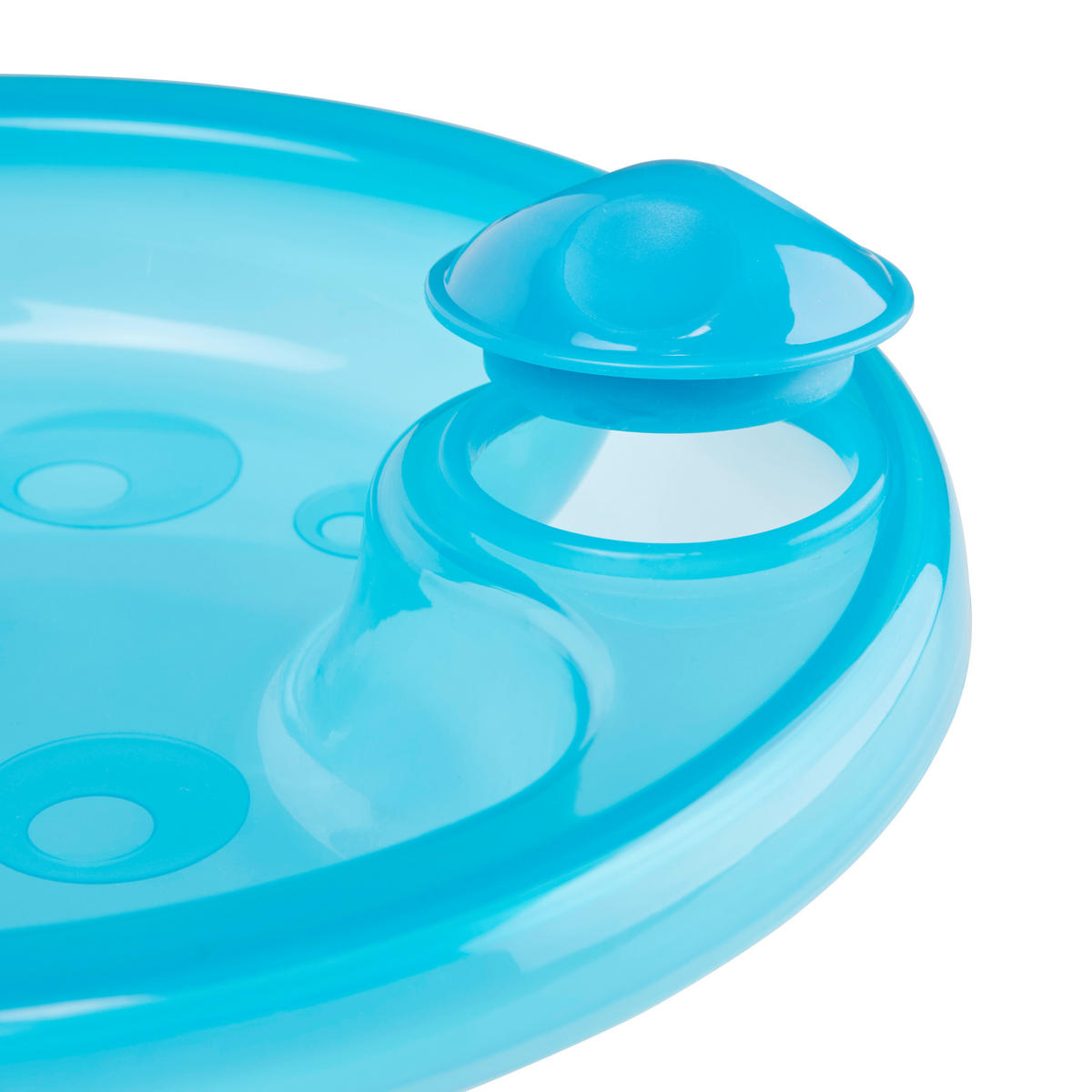 WARMHALTETELLER  - Blau/Weiß, Basics, Kunststoff (17.5/8cm) - My Baby Lou