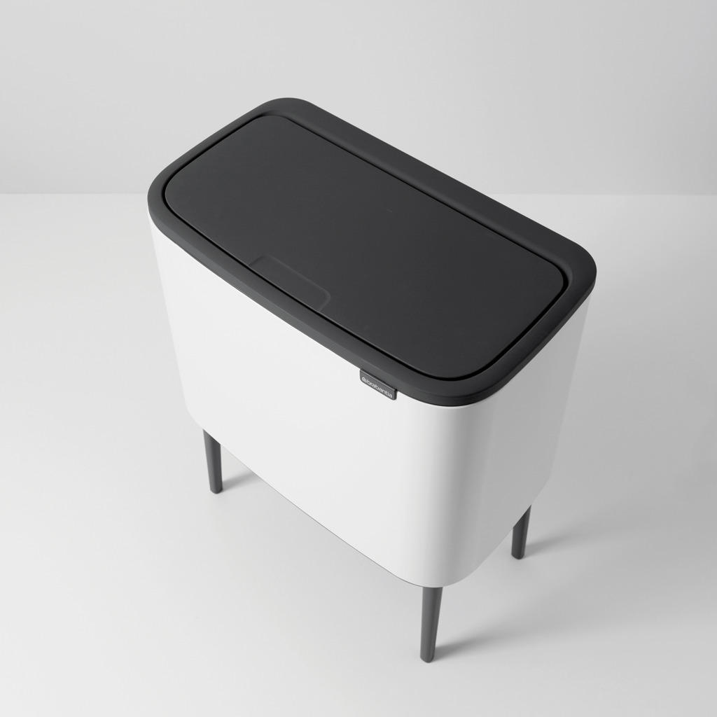 KOŠ ZA SMETI - bela, Basics, umetna masa (54/68/31.5cm) - Brabantia