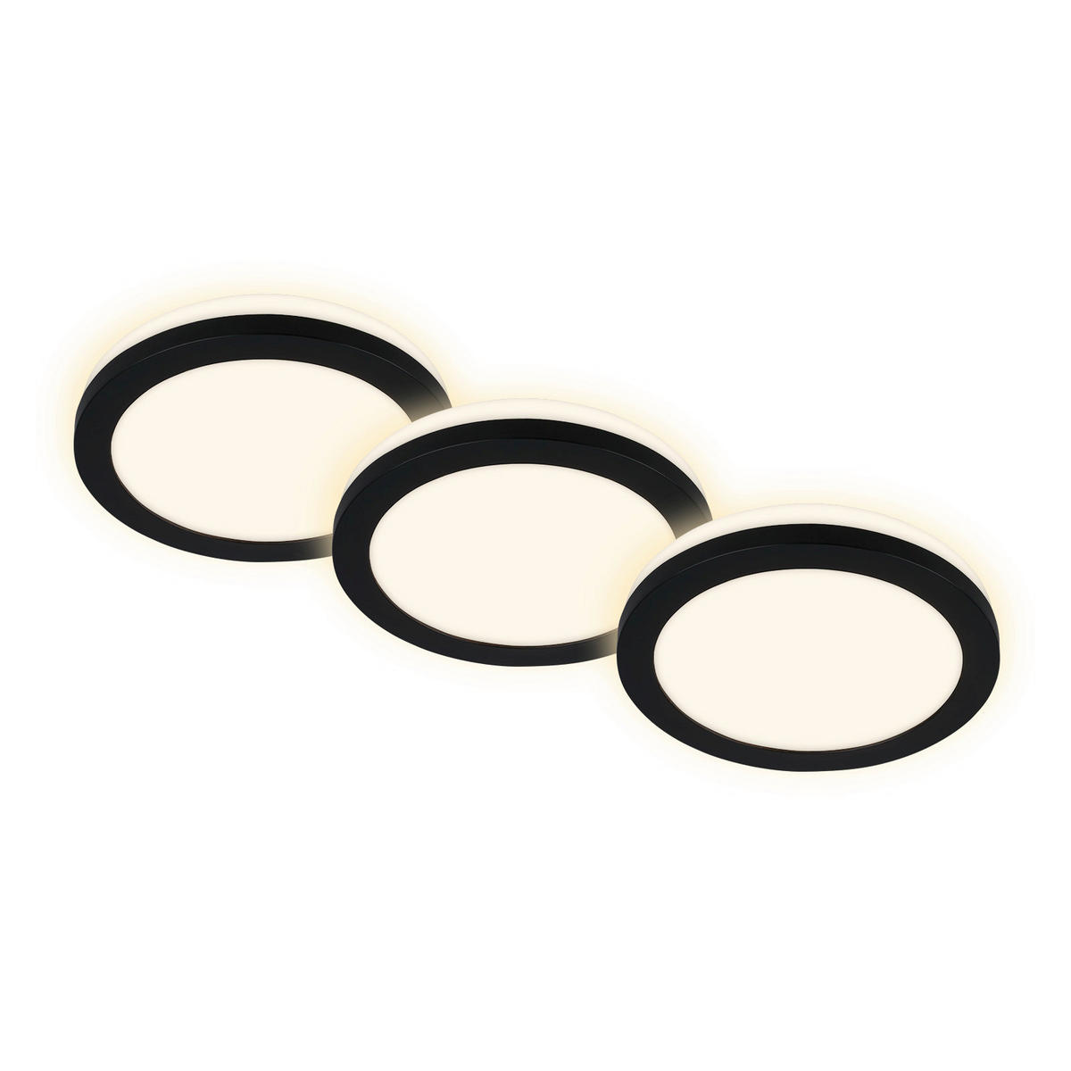 UGRADNA PLAFONJERA ZA KUPATILA - crna, Osnovno, metal (8,4/3,65cm)