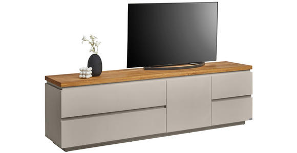 LOWBOARD  in 195/57,5/42 cm  - Kaschmir/Eichefarben, KONVENTIONELL, Holz/Holzwerkstoff (195/57,5/42cm) - Novel