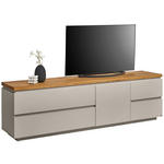 LOWBOARD  195/57,5/42 cm 4 Schublade(n) Typenauswahl, stehend  - Kaschmir/Eichefarben, KONVENTIONELL, Holz/Holzwerkstoff (195/57,5/42cm) - Novel