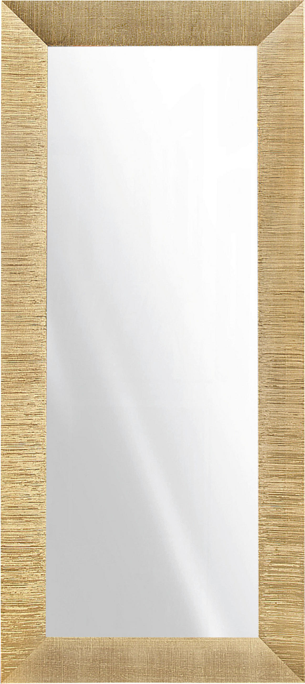 NÁSTENNÉ ZRKADLO 79/179/3,5 cm  - zlatá, Design, drevo/sklo (79/179/3,5cm) - Xora