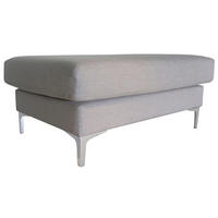 PALL i trä, metall, textil sandfärgad  - sandfärgad/kromfärg, Klassisk, metall/trä (96/47/68cm) - Hom`in