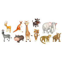 DEKOSTICKER 50/70 cm     - Multicolor, Basics, Kunststoff (50/70cm)